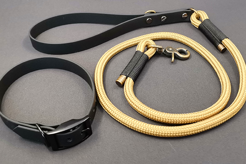 GODDOG heveder nyakörv és kötél póráz