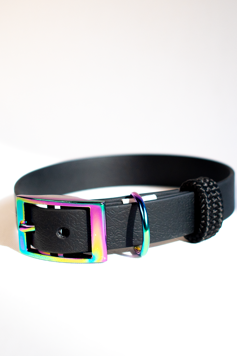 GODDOG fekete heveder nyakörv