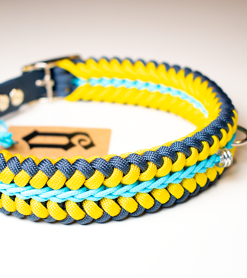 GODDOG paracord nyakörv választható színek és elemek