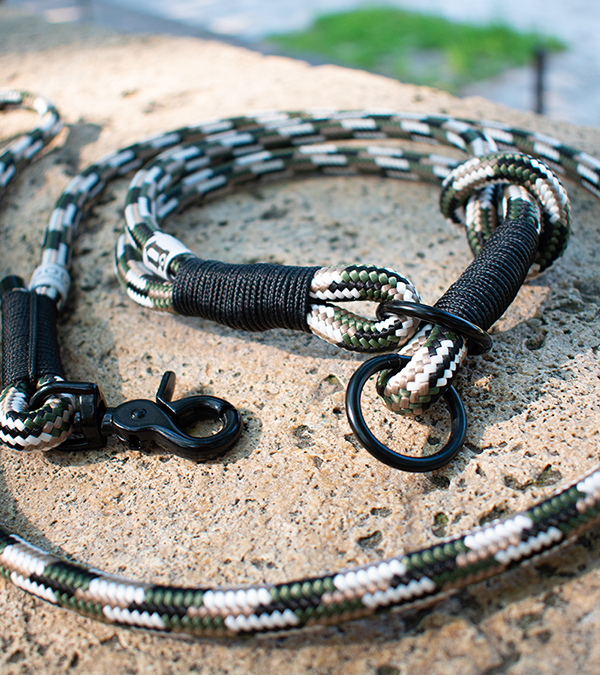 GODDOG terepszínű nyakörv és póráz szett